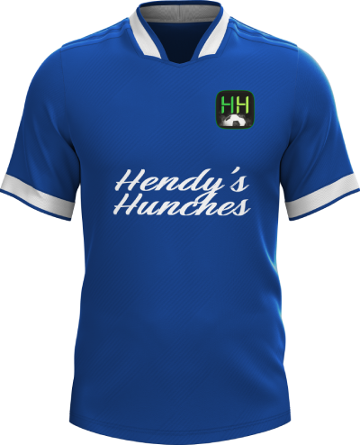 Football kit blue-white