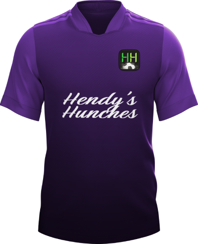 Football kit purple-black